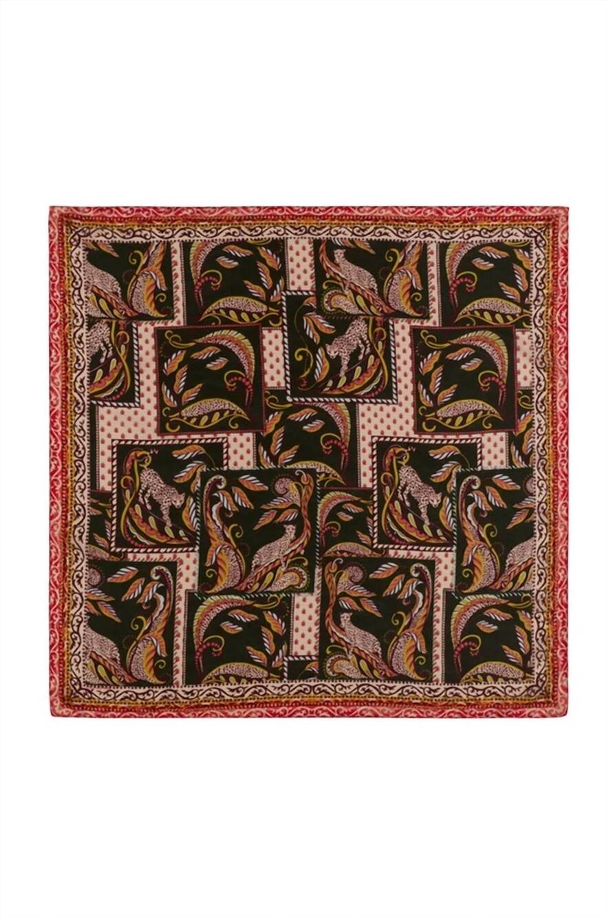 NEW JOHNNY WAS women's saule silk scarf in multicolor